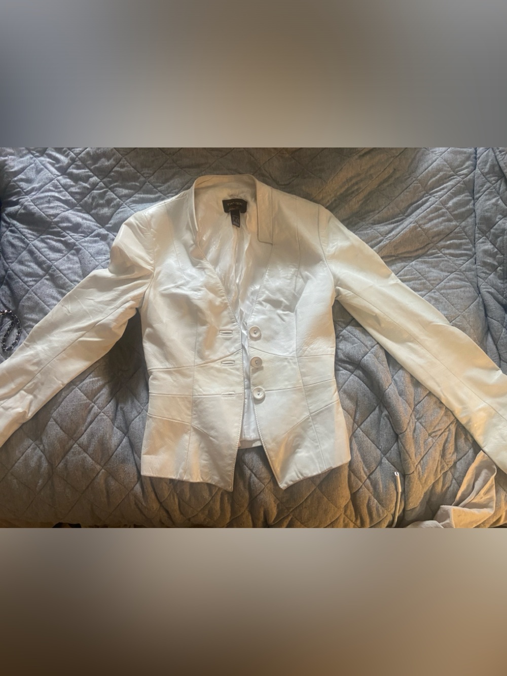 White Danier leather women’s leather jacket